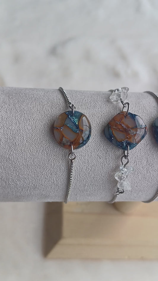 Earth - armbanden zilver