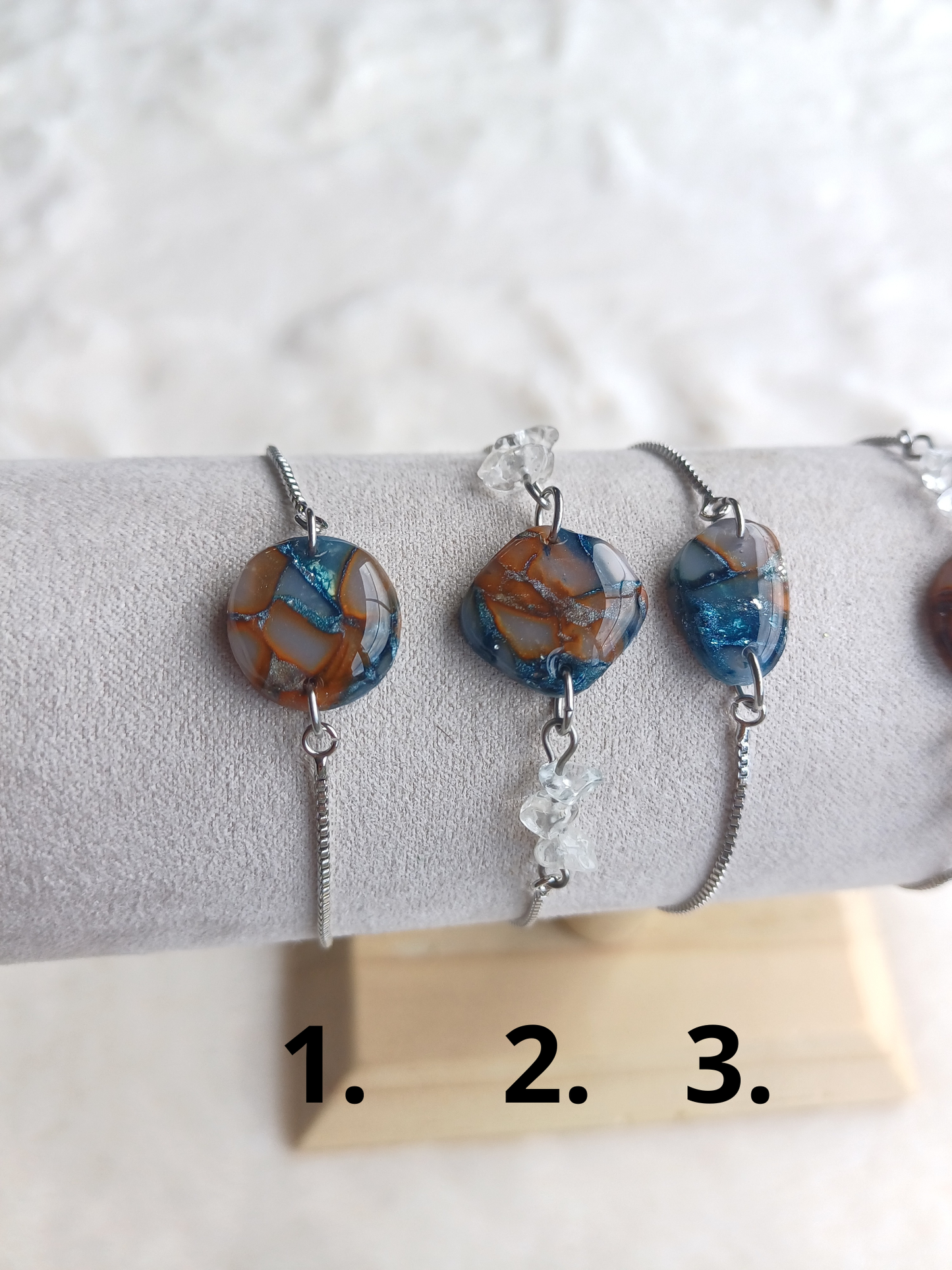 Earth - armbanden zilver