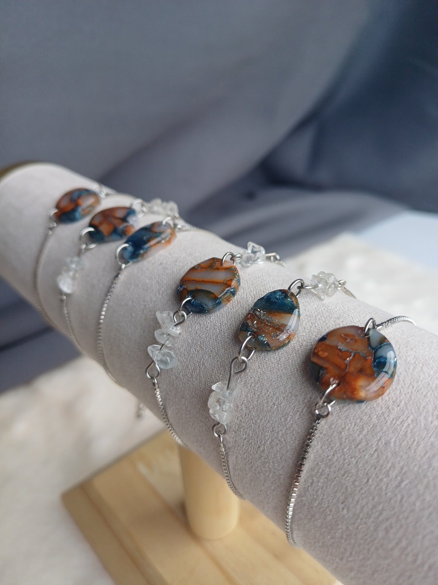 Earth - armbanden zilver